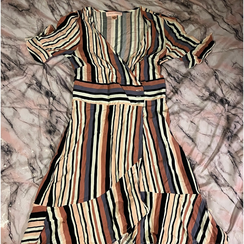 Striped dress.